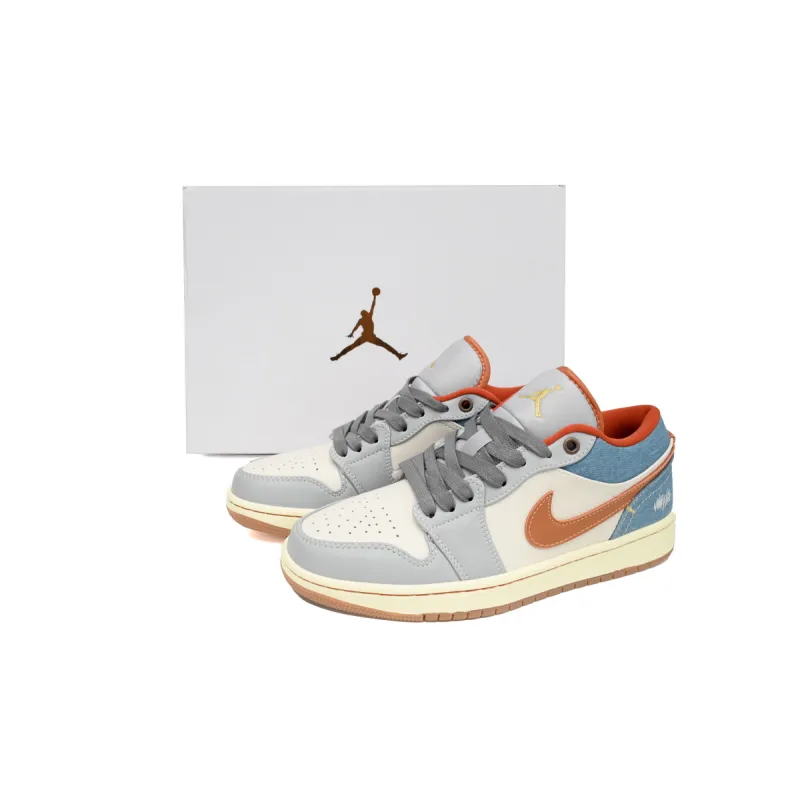 Air Jordan 1 Low Phantom Denim (Women's) FZ5045-091 
