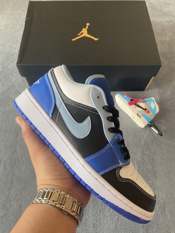 Air Jordan 1 Low Racer Blue White DH0206-400