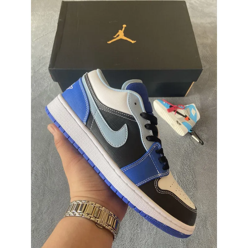 Air Jordan 1 Low Racer Blue White DH0206-400