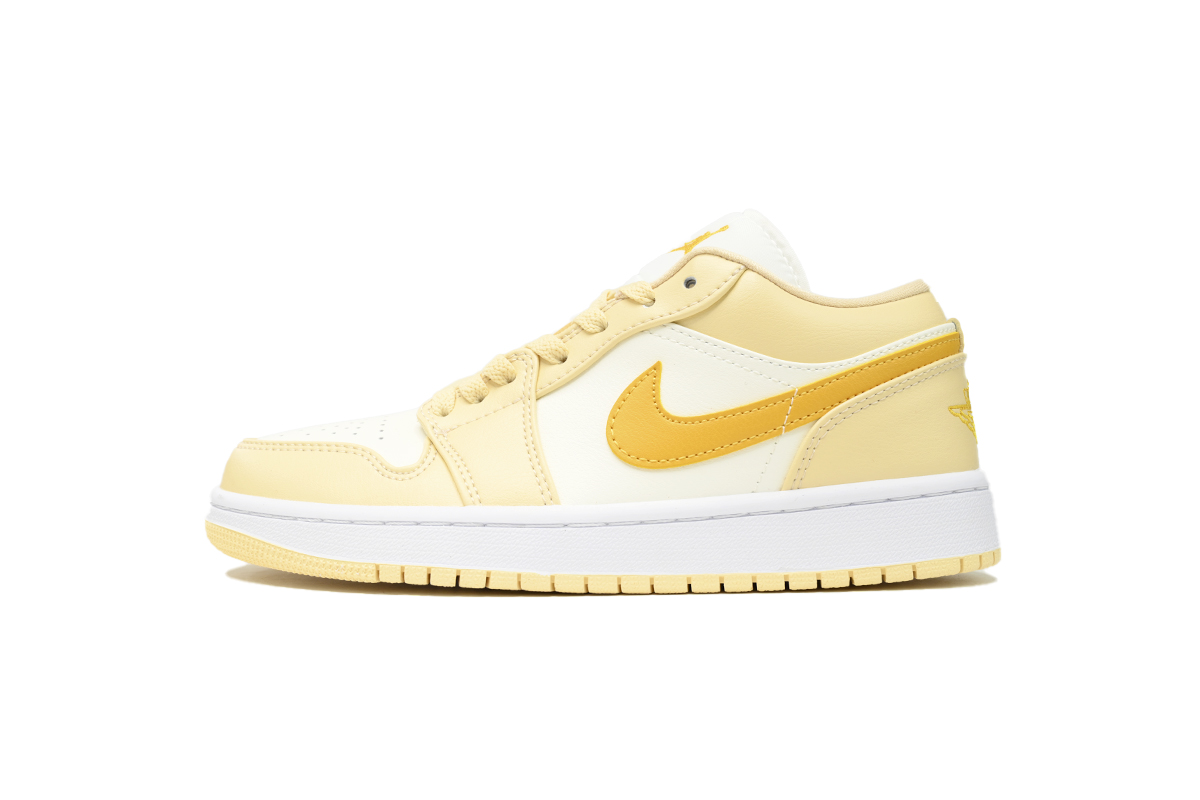 Air Jordan 1 Low Sail Yellow Ochre (Women's) DC0774-170