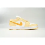Air Jordan 1 Low Sail Yellow Ochre (Women's) DC0774-170