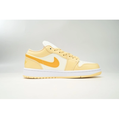 Air Jordan 1 Low Sail Yellow Ochre (Women's) DC0774-170 02