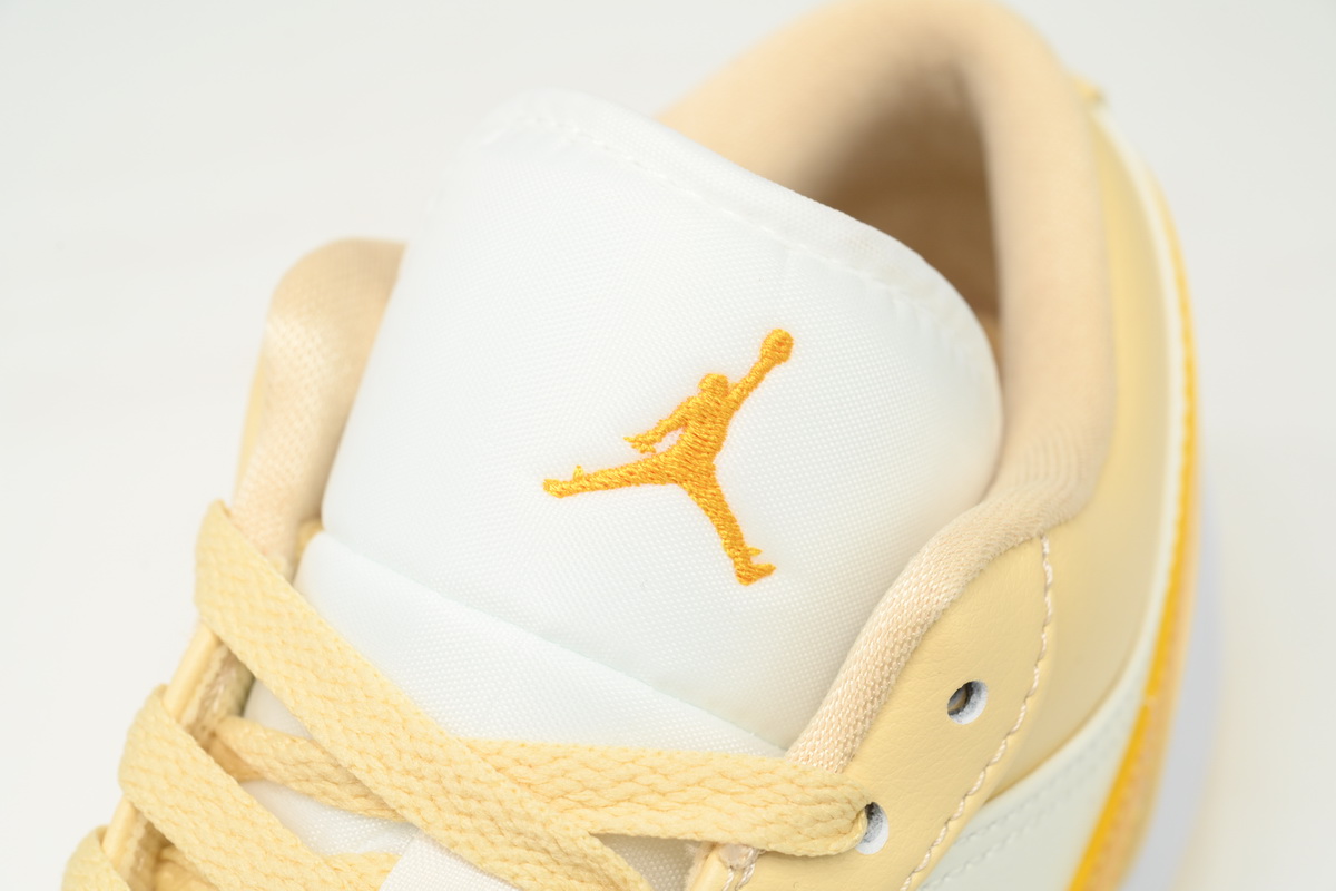 Air Jordan 1 Low Sail Yellow Ochre (Women's) DC0774-170