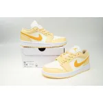 Air Jordan 1 Low Sail Yellow Ochre (Women's) DC0774-170