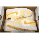 Air Jordan 1 Low Sail Yellow Ochre (Women's) DC0774-170