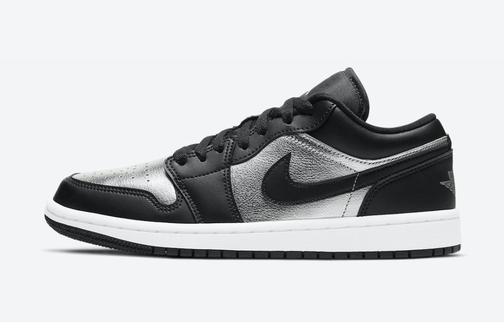 Air Jordan 1 Low SE Black Metallic Silver (Women's) DA5551-001
