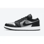 Air Jordan 1 Low SE Black Metallic Silver (Women's) DA5551-001