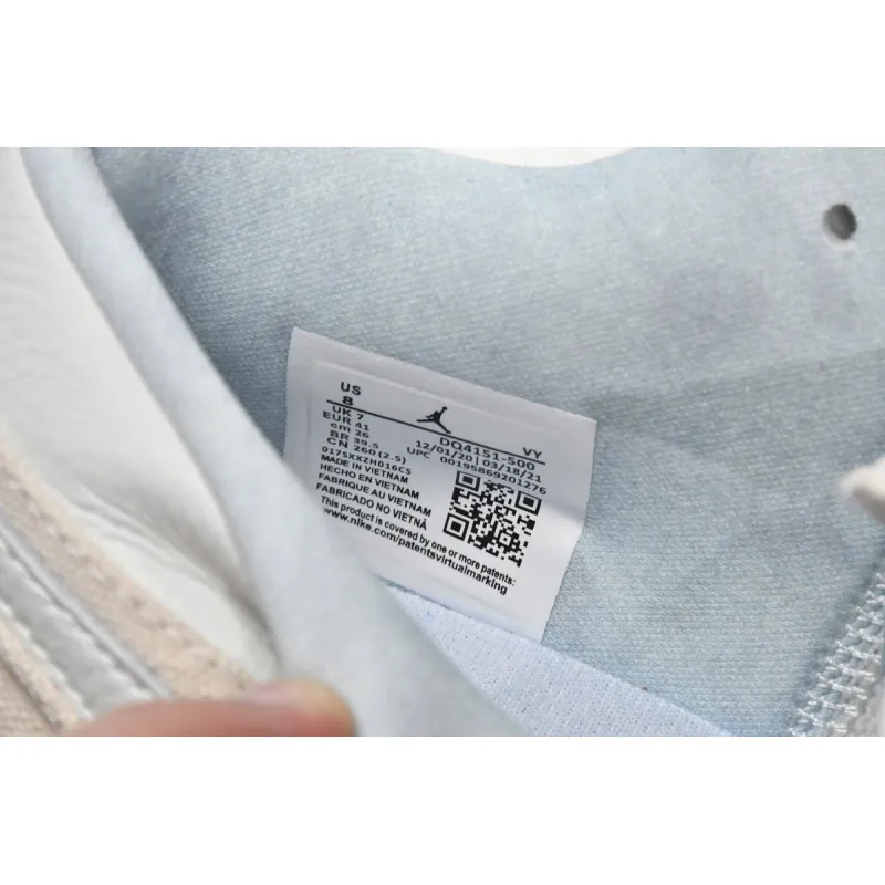 Air Jordan 1 Low Se Canvas Iris Whisper Sail (Women's) DQ4151-500