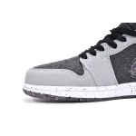 Air Jordan 1 Low SE Crater Black Grey DM4657-001