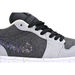 Air Jordan 1 Low SE Crater Black Grey DM4657-001