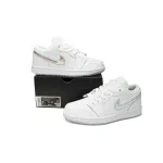Air Jordan 1 Low SE Glitter Swoosh (GS) FQ9112-100