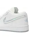 Air Jordan 1 Low SE Glitter Swoosh (GS) FQ9112-100