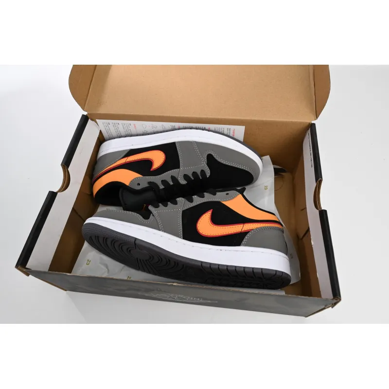 Air Jordan 1 Low SE Light Graphite Vivid Orange FB7308-008