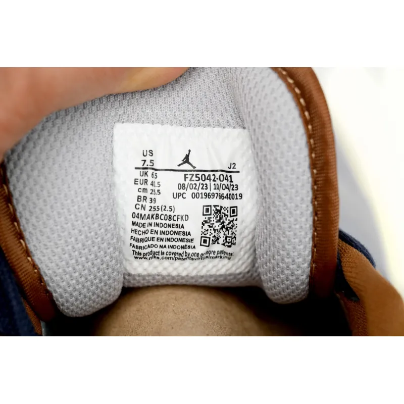 Air Jordan 1 Low SE Phantom Repaired Denim Swoosh FZ5046-041