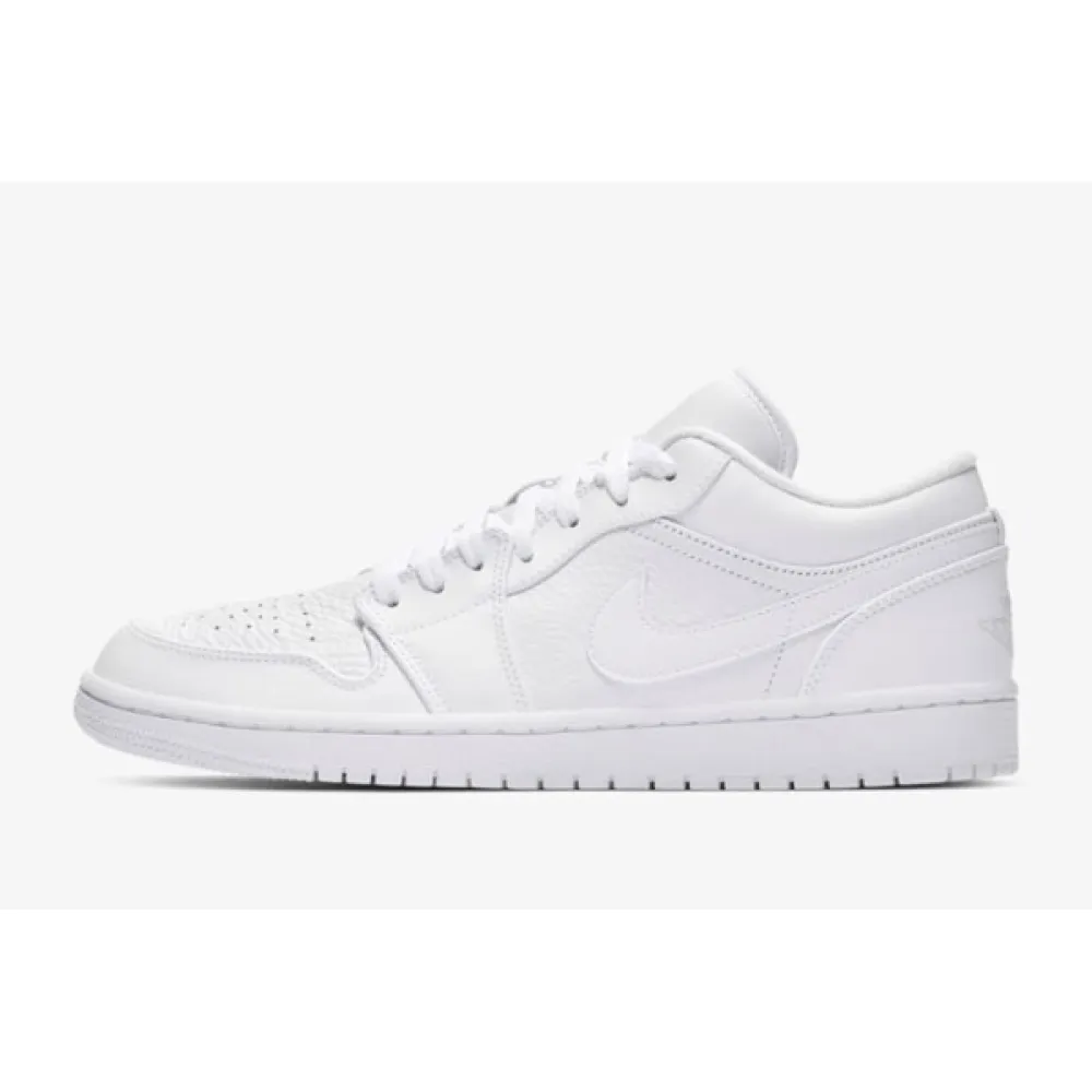 Air Jordan 1 Low Triple White (2019) 553558-111