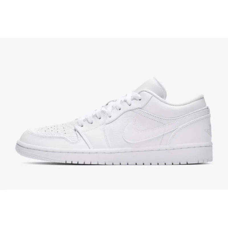 Air Jordan 1 Low Triple White (2019) 553558-111