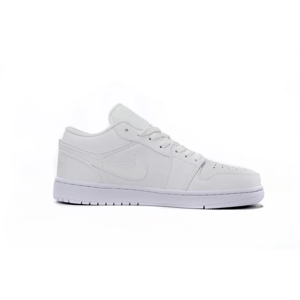 Air Jordan 1 Low Triple White (2019) 553558-111