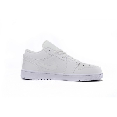 Air Jordan 1 Low Triple White (2019) 553558-111 02