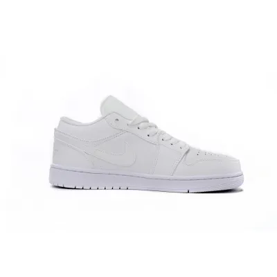 Air Jordan 1 Low Triple White (2019) 553558-111 02
