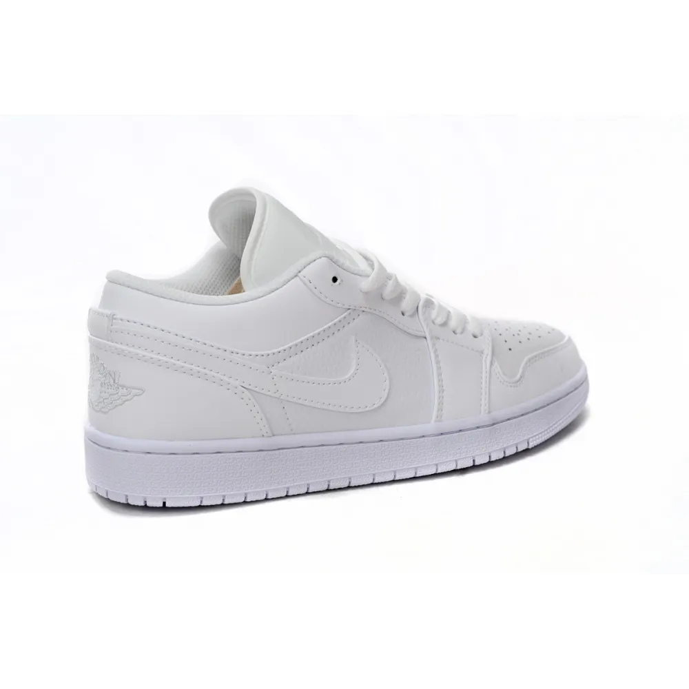 Air Jordan 1 Low Triple White (2019) 553558-111