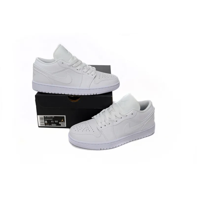 Air Jordan 1 Low Triple White (2019) 553558-111