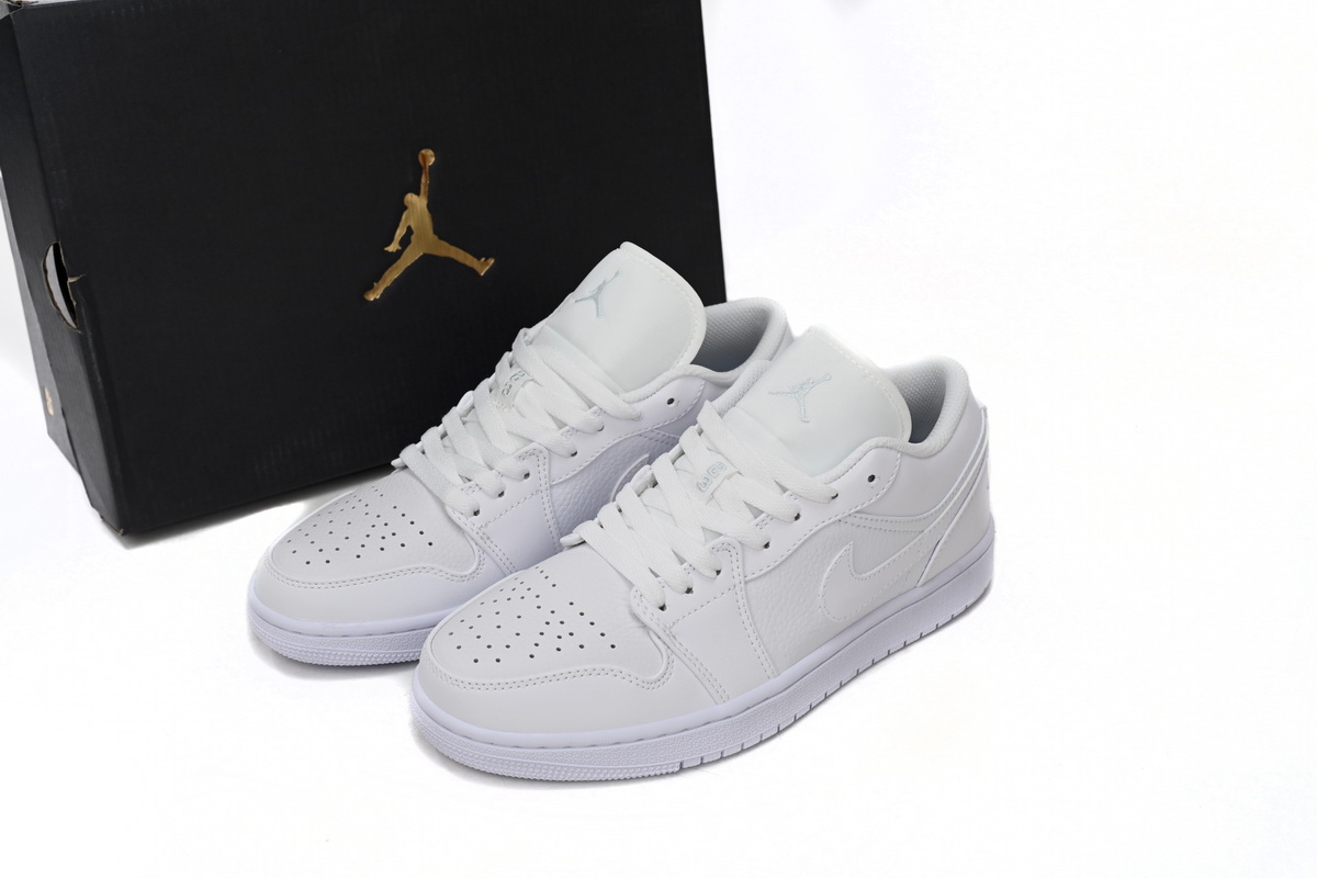 Air Jordan 1 Low Triple White (2019) 553558-111
