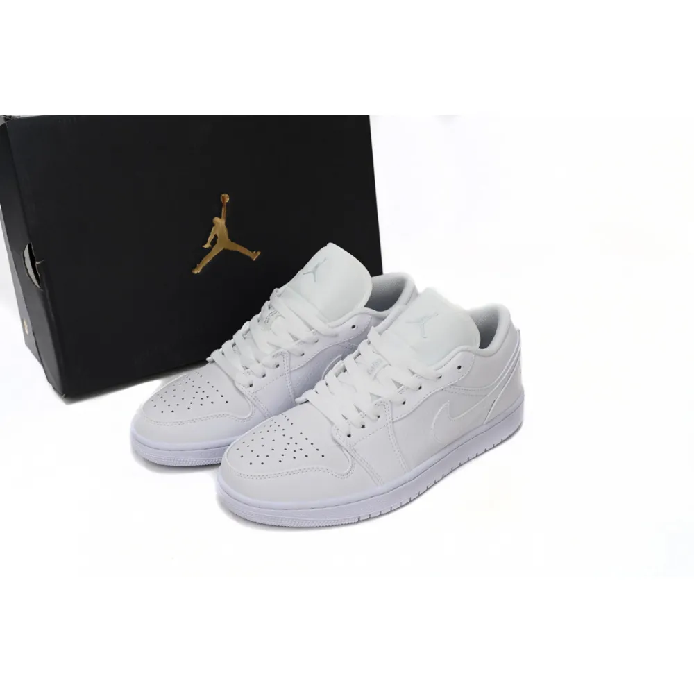 Air Jordan 1 Low Triple White (2019) 553558-111