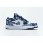 Air Jordan 1 Low Washed Denim  CZ8455-100