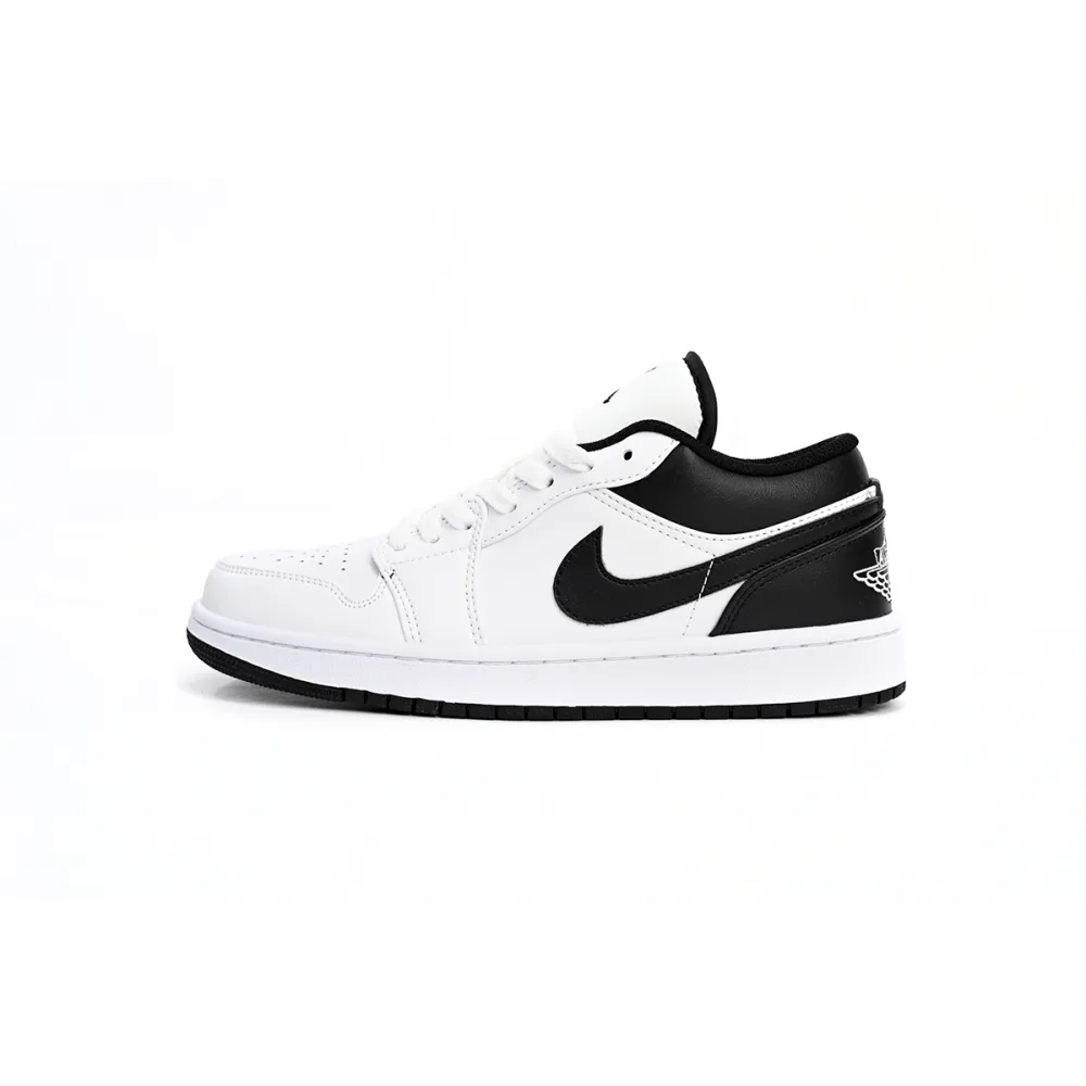Air Jordan 1 Low White Black (GS) 553560-132