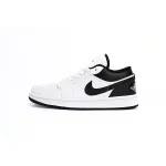 Air Jordan 1 Low White Black (GS) 553560-132