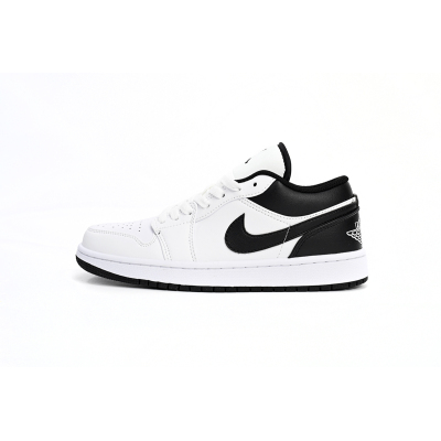 Air Jordan 1 Low White Black (GS) 553560-132 01