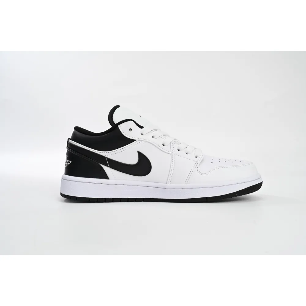 Air Jordan 1 Low White Black (GS) 553560-132