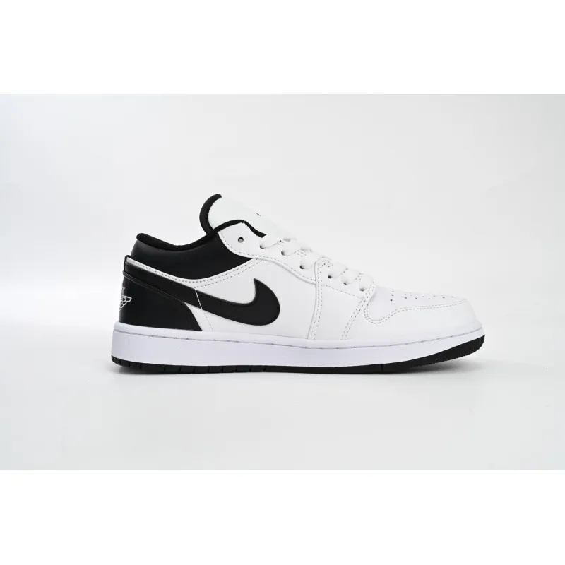 Air Jordan 1 Low White Black (GS) 553560-132