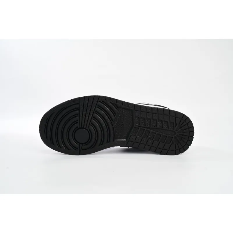 Air Jordan 1 Low White Black (GS) 553560-132
