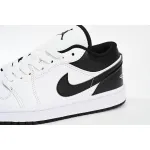 Air Jordan 1 Low White Black (GS) 553560-132