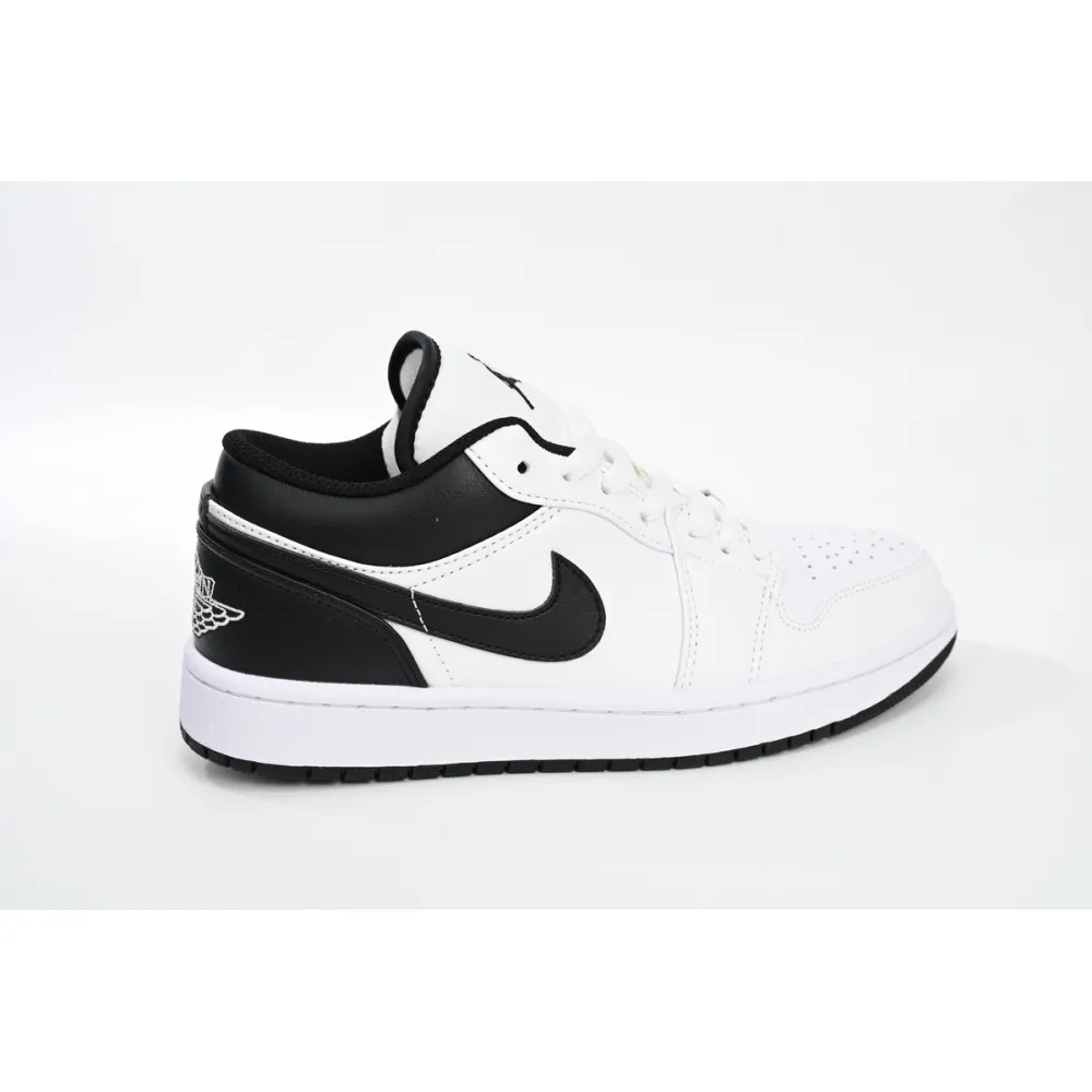 Air Jordan 1 Low White Black (GS) 553560-132