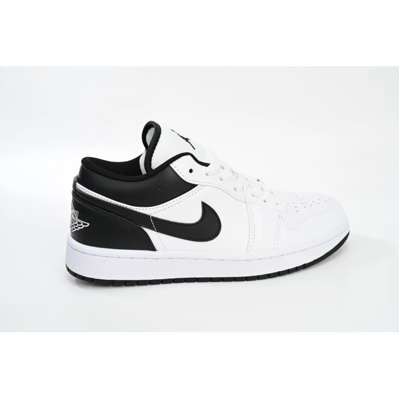 Air Jordan 1 Low White Black (GS) 553560-132
