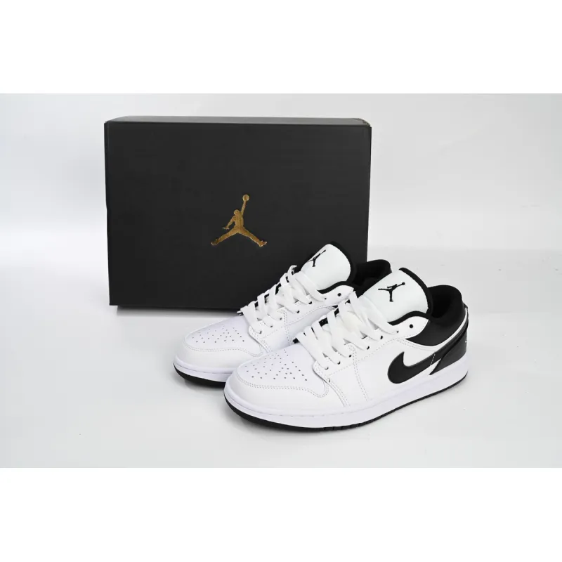 Air Jordan 1 Low White Black (GS) 553560-132