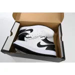 Air Jordan 1 Low White Black (GS) 553560-132