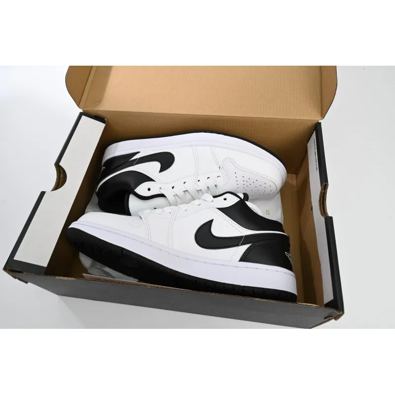 Air Jordan 1 Low White Black (GS) 553560-132