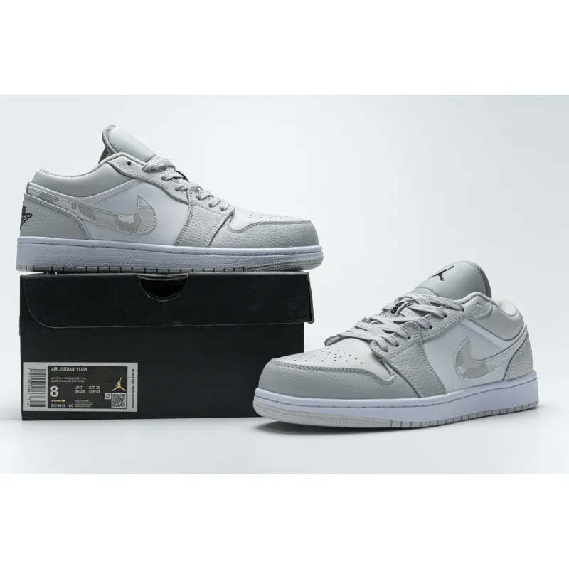 Air Jordan 1 Low White Camo DC9036-100