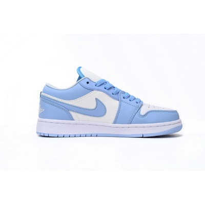 Air Jordan 1 Low White Ice Blue (Women's)  DC0774-141 02