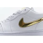 Air Jordan 1 Low White Metallic Gold (Women's) CZ4776-100