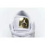 Air Jordan 1 Low White Metallic Gold (Women's) CZ4776-100