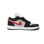 Air Jordan 1 Low Wolf Grey Gym Red (Women's)  DC0774-062