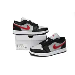 Air Jordan 1 Low Wolf Grey Gym Red (Women's)  DC0774-062
