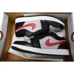 Air Jordan 1 Low Wolf Grey Gym Red (Women's)  DC0774-062