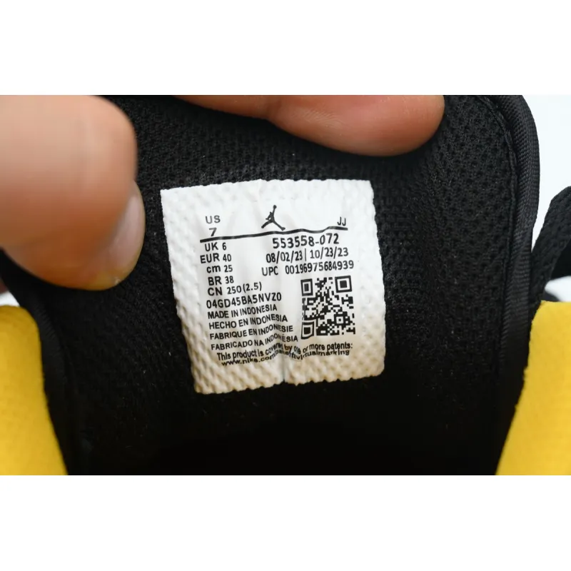 Air Jordan 1 Low Yellow Ochre 553558-072 