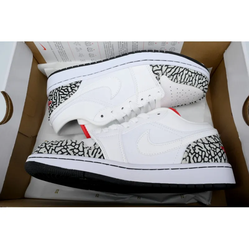 Air Jordan 1 Phat Low Cement Grey 338145-162