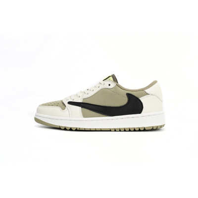 Special Sale Air Jordan 1 Retro Low Golf Travis Scott Neutral Olive  FZ3124-200 01